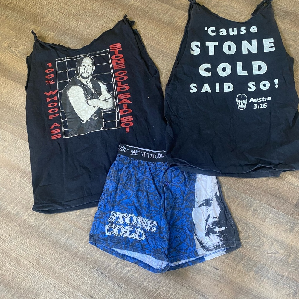 Stone Cold Steve Austin Tank Tops/Shorts